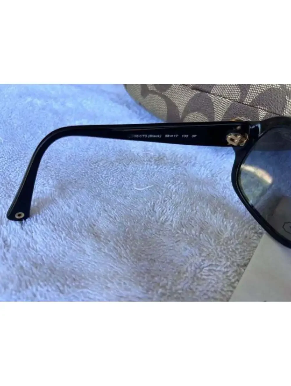 Womens Coach HC 8015 (L019 Allie) Polarized Sunglasses